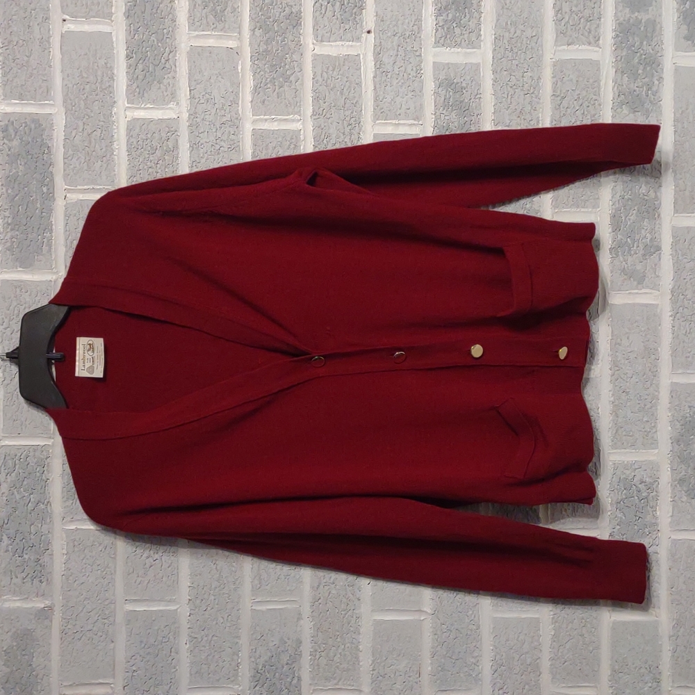 Lambswool Cardigan Made Exclusively for The Edinburg Woollen Mill Fall Color